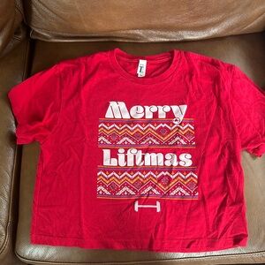 Merry Liftmas Crop Top